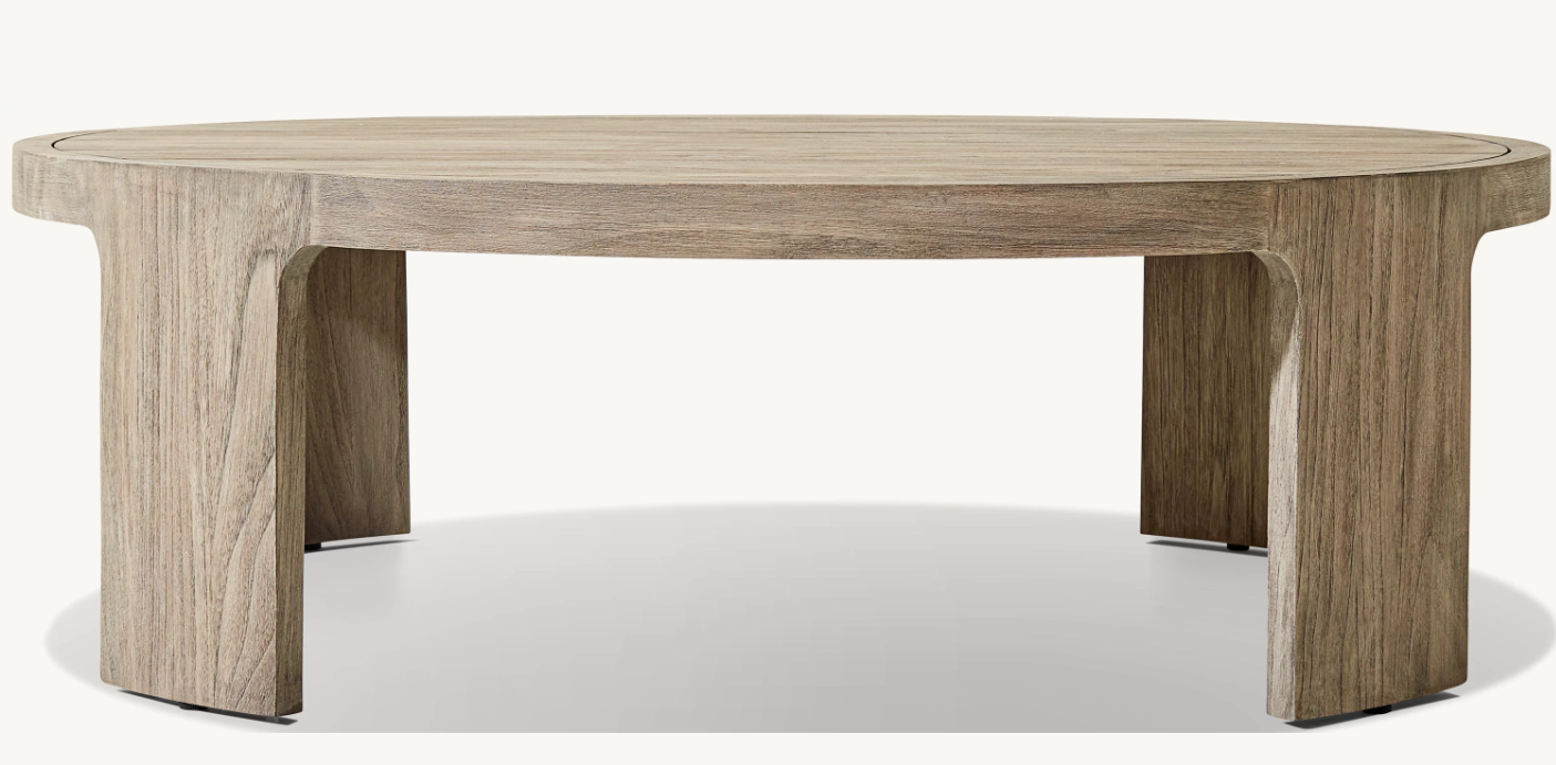 Vesper Coffee Table - Round Aged Teak